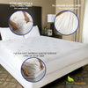 Bamboo Mattress Protector - Waterproof Fitted Sheet Mattress Cover