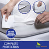 Zippered Mattress Protector - Bedbug proof Waterproof Encasement (5"-8") - Ultra Low Profile Mattress Protector