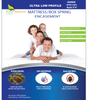 Zippered Mattress Protector - Bedbug proof Waterproof Encasement (5"-8") - Ultra Low Profile Mattress Protector