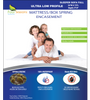 Zippered Mattress Protector - Bedbug proof Waterproof Encasement (5"-8") - Ultra Low Profile Mattress Protector