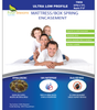 Zippered Mattress Protector - Bedbug proof Waterproof Encasement (5"-8") - Ultra Low Profile Mattress Protector