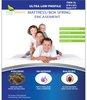 Zippered Mattress Protector - Bedbug proof Waterproof Encasement (5"-8") - Ultra Low Profile Mattress Protector