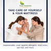 Cotton Terry Zippered Mattress Protector - Bedbug proof Waterproof Encasement