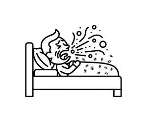 Sneezing And Coughing All Night Long