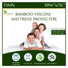 Bamboo Mattress Protector - Waterproof Fitted Sheet Mattress Cover