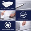 Cotton Terry Zippered Mattress Protector - Bedbug proof Waterproof Encasement