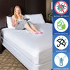 Cotton Terry Zippered Mattress Protector - Bedbug proof Waterproof Encasement