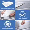 Mattress or Box Spring Protector (8"-11" Depth) - Zippered Waterproof Encasement