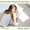 Bamboo Pillow Protector - Waterproof Hypoallergenic Dust Proof Zippered Encasement