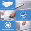 Zippered Mattress Protector - Bedbug proof Waterproof Encasement (5"-8") - Ultra Low Profile Mattress Protector