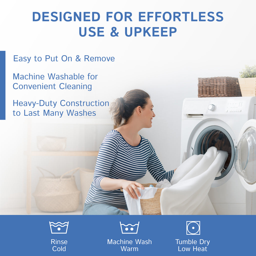 Mattress or Box Spring Protector (8"-11" Depth) - Zippered Waterproof Encasement