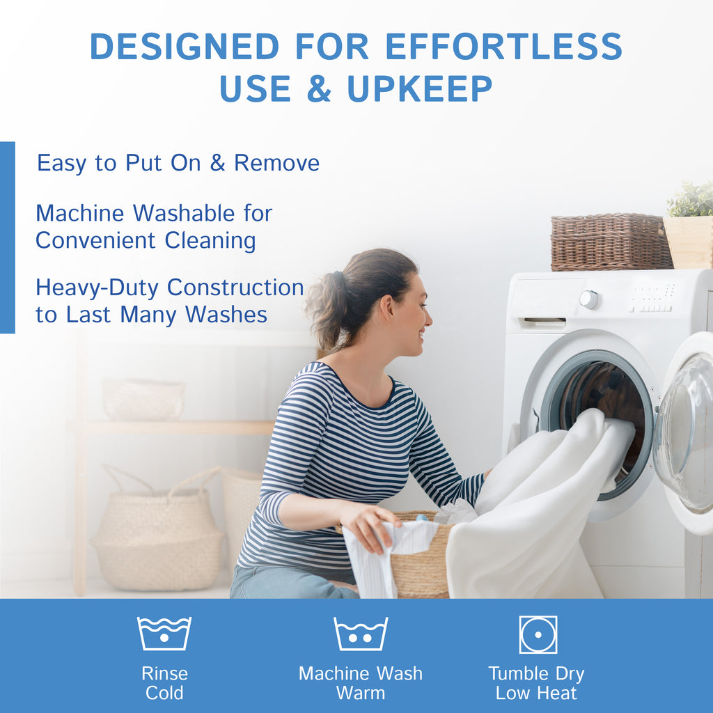 Zippered Mattress Protector - Bedbug proof Waterproof Encasement (5"-8") - Ultra Low Profile Mattress Protector