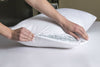 Waterproof Pillow Protectors (Set of 2) - Zippered Allergen and Dust Mite Proof Pillow Covers